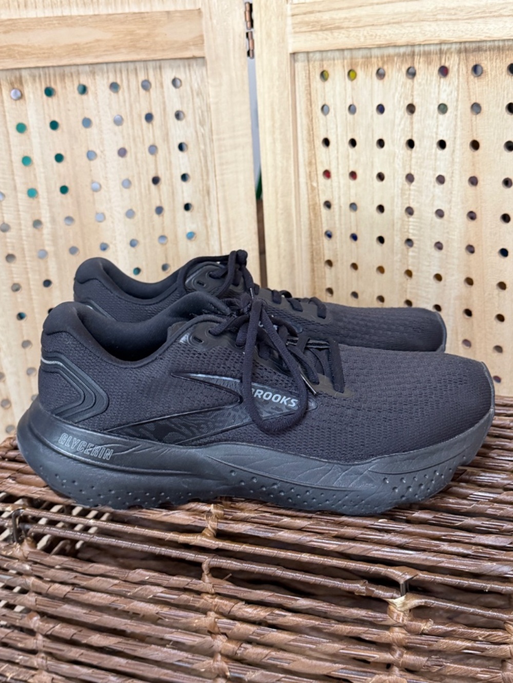 Brooks Glycerin 21 Black Running Shoes Women's Size 10 Cushion Neutral EUC - Picture 8 of 12